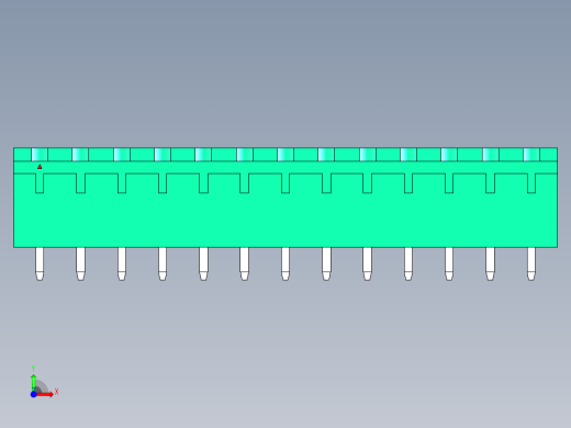 DEGSON 2EDG 系列 5.0mm 可插拔接线端子组-2EDGVC-5.0-13P-14-00AH前视缩略图