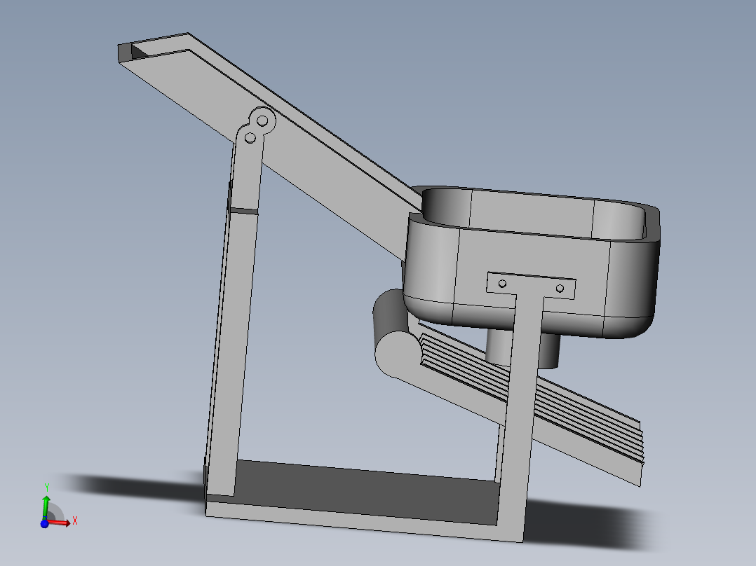 塑料袋生产加工用吹膜机收料机构