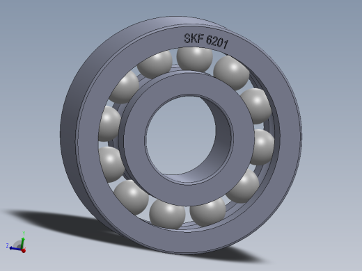 滚珠轴承-SKF BALL BEARING 6201 12x32x10