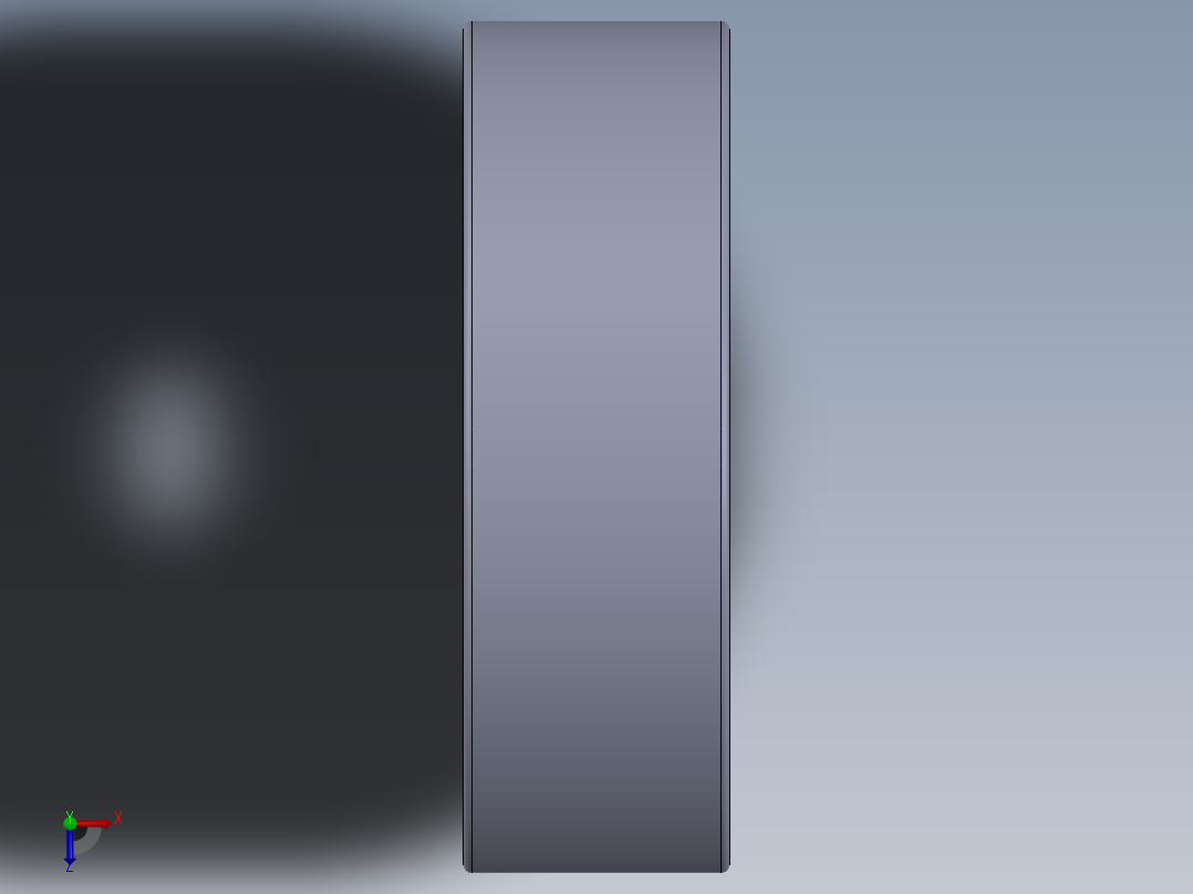 滚珠轴承-SKF BALL BEARING 6201 12x32x10俯视图