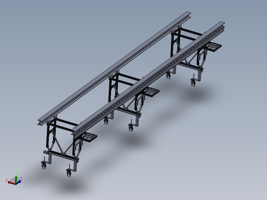 u型钢管自动取料装置（机械）