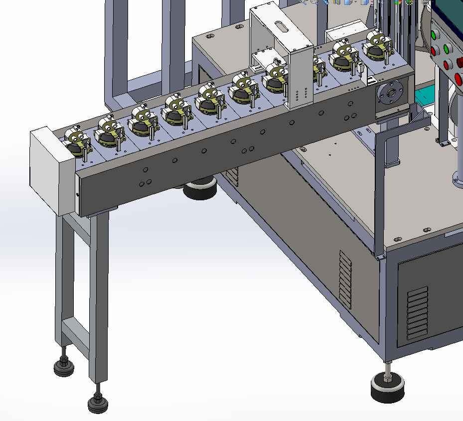 马达波珠弹簧片自动组装机（螺丝螺母组装）