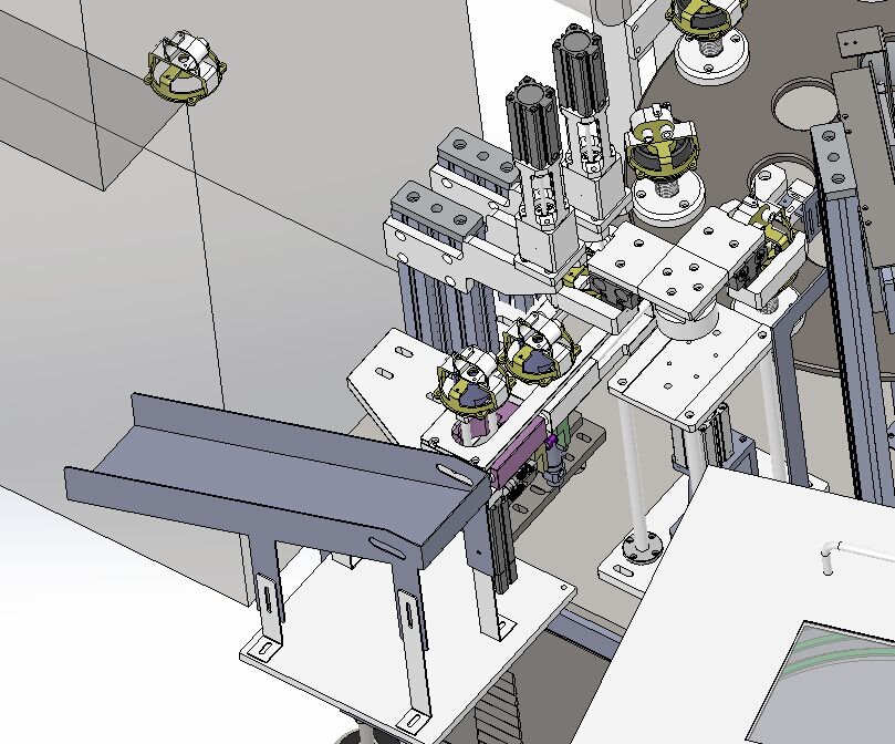 马达波珠弹簧片自动组装机（螺丝螺母组装）