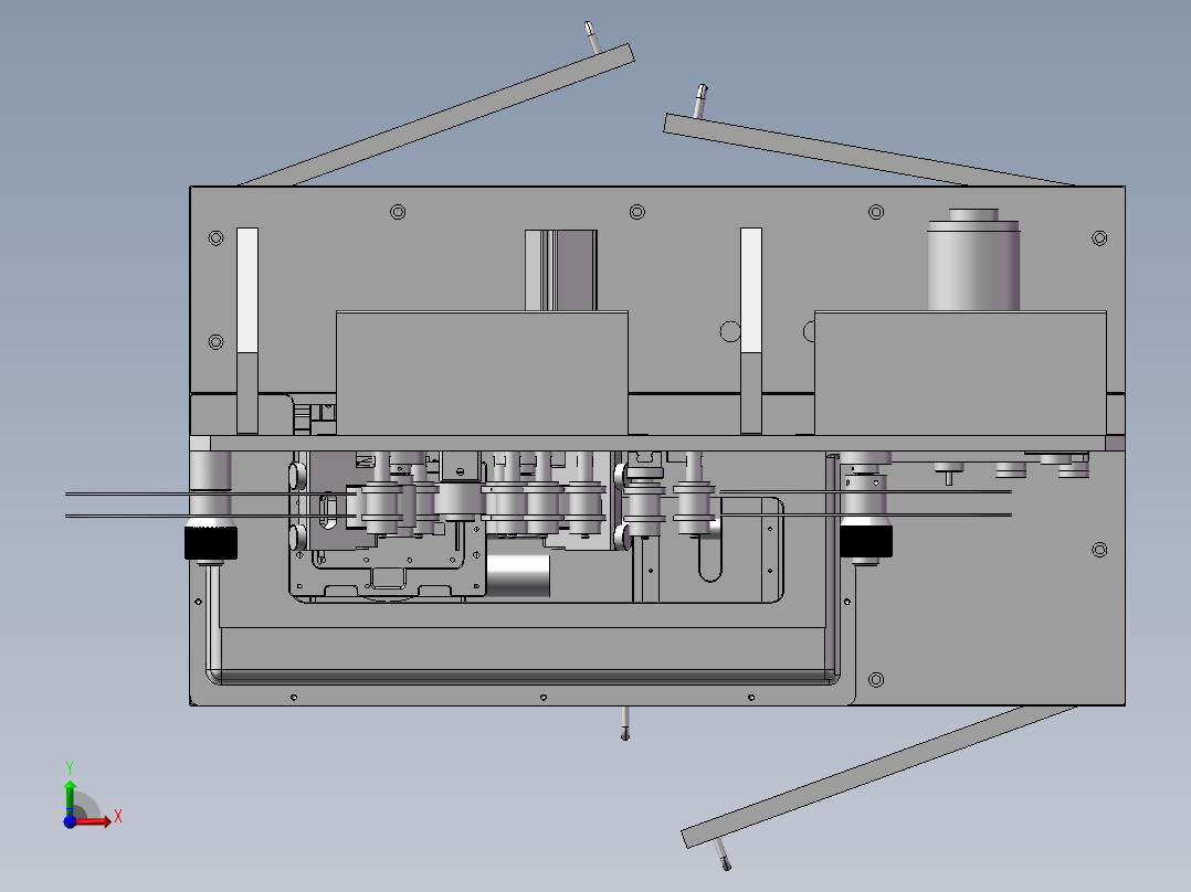 手机擦胶机前视图