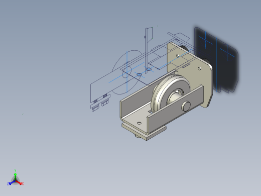 CGS-347-P履带端轮，滑动门