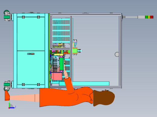 锂电池自动焊接机左视缩略图