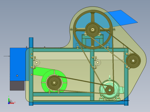 板栗脱蓬机前视缩略图