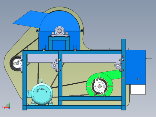 板栗脱蓬机后视缩略图