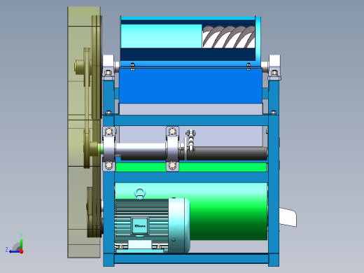 板栗脱蓬机右视缩略图