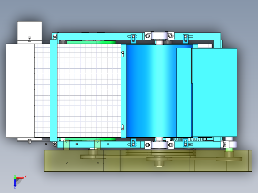 板栗脱蓬机俯视缩略图