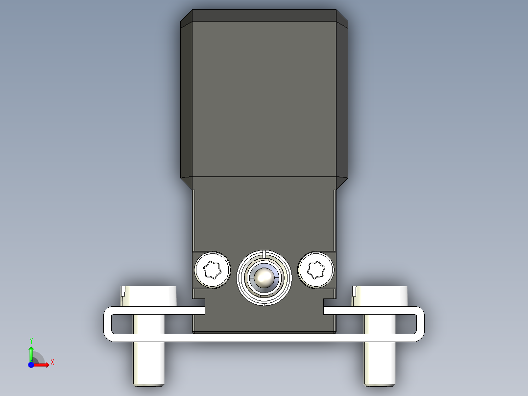 NOVOTECHNIK直线位移传感器TR TRS - 系列 - 带复位弹簧前视图