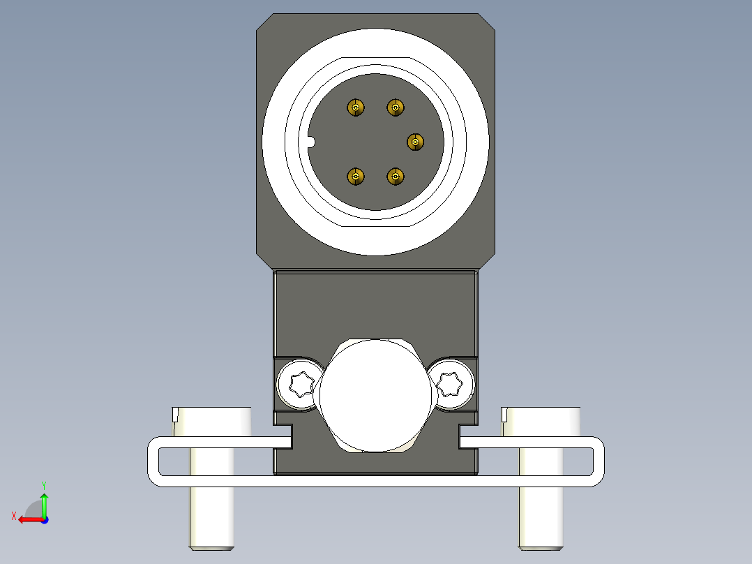 NOVOTECHNIK直线位移传感器TR TRS - 系列 - 带复位弹簧后视图