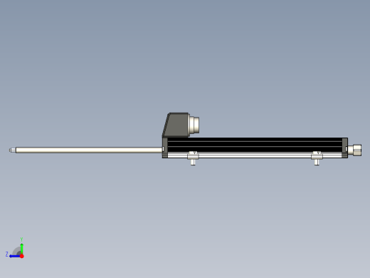 NOVOTECHNIK直线位移传感器TR TRS - 系列 - 带复位弹簧右视缩略图