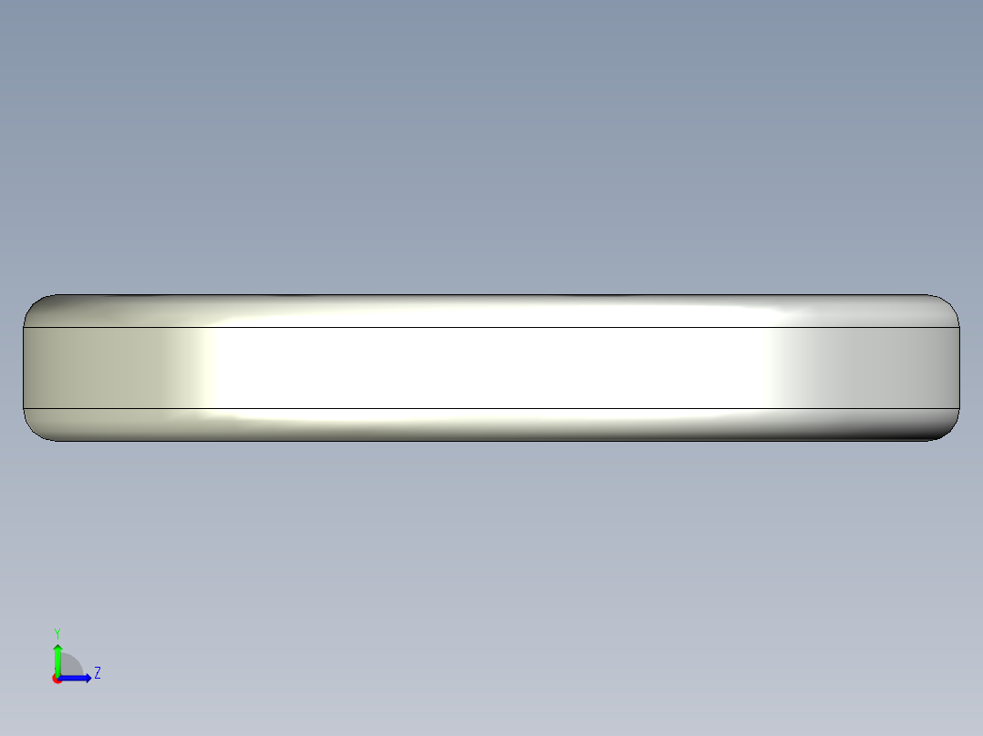 紧固件-STEP 0.3125 Split Washer左视图