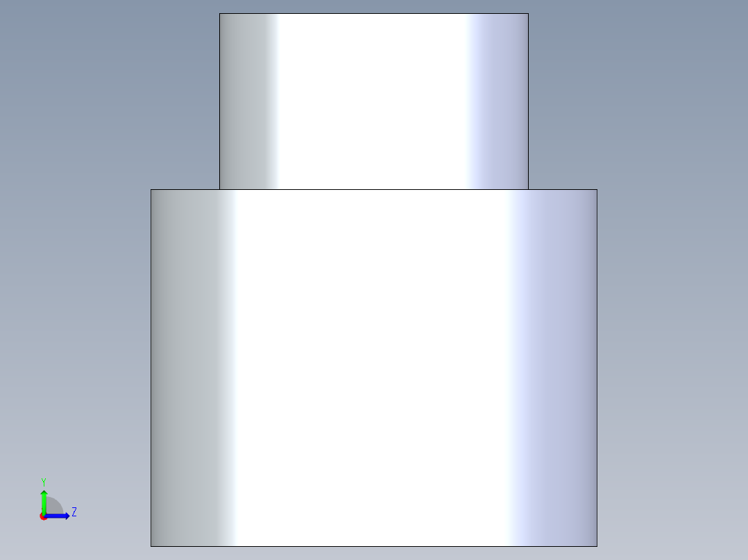 CPVC管件11-Sch80_ReducerCoupling_SxS_9829-130_1in x 0.5in左视图