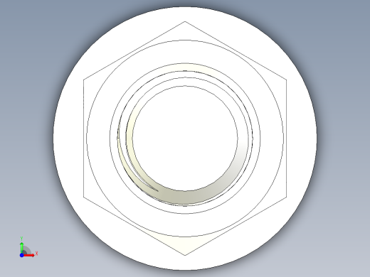 螺栓和六角螺母-2 - 4.5 UNC前视缩略图