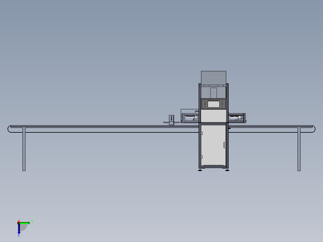 护脐带自动加药打卷机后视图