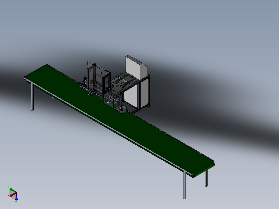 护脐带自动加药打卷机正等轴测图