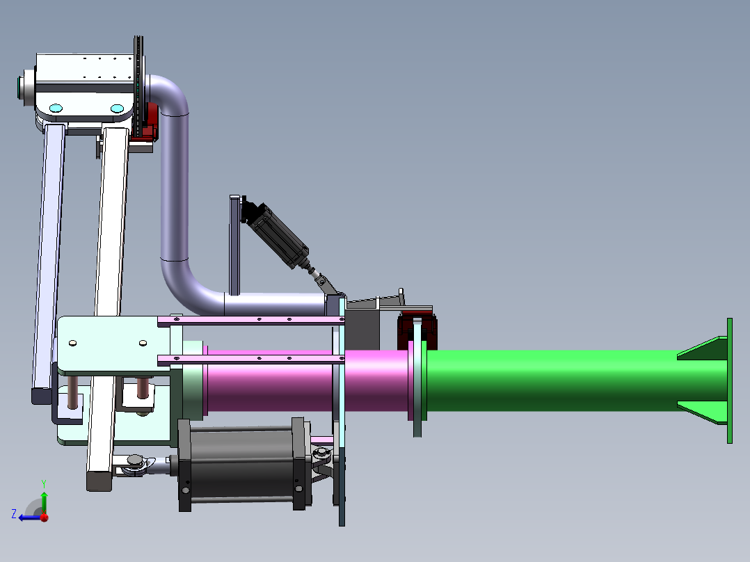极限200KG的助力机械手右视图