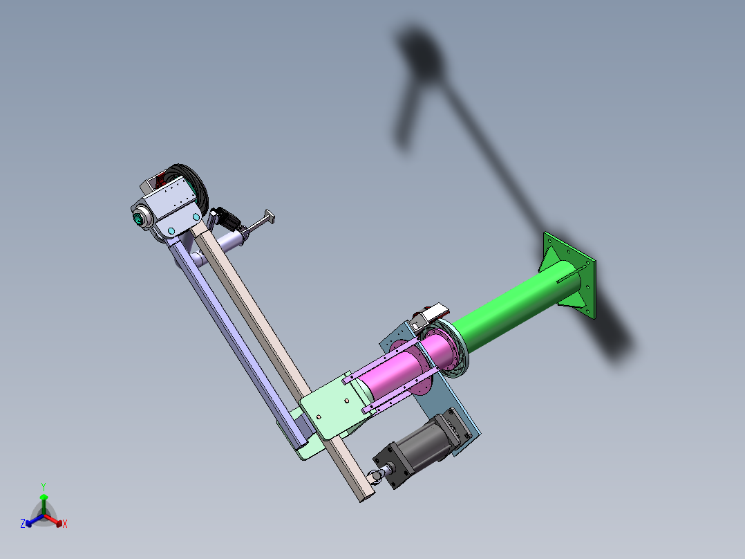 极限200KG的助力机械手正等轴测图