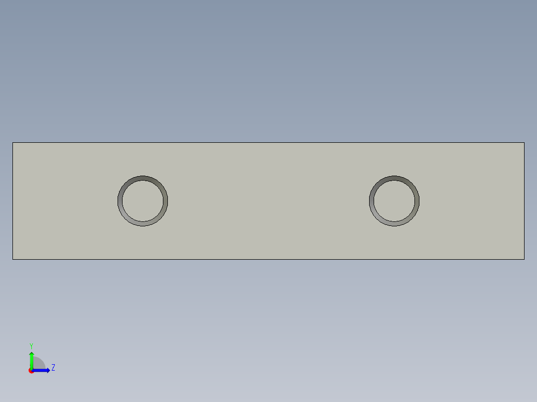 工程塑膠鉸鏈CFF-3D多系列多零件图纸模型左视图