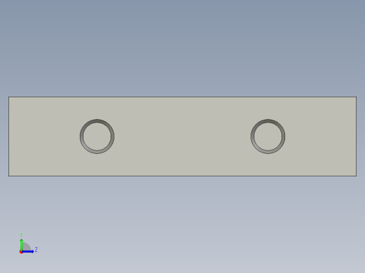 工程塑膠鉸鏈CFF-3D多系列多零件图纸模型左视缩略图