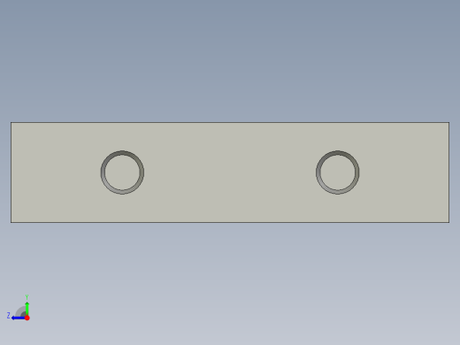 工程塑膠鉸鏈CFF-3D多系列多零件图纸模型右视缩略图