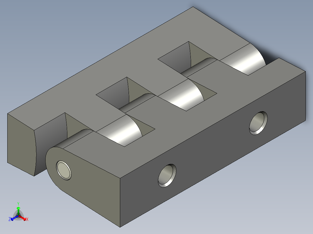 工程塑膠鉸鏈CFF-3D多系列多零件图纸模型正等轴测图