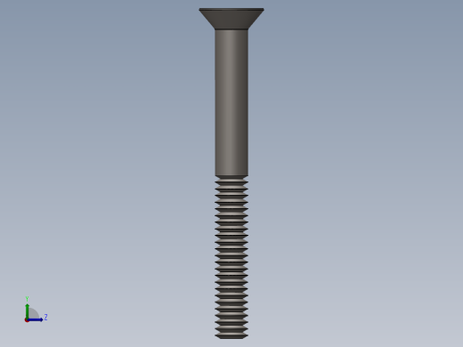 紧固件-0.2500 Allen Flathead左视缩略图