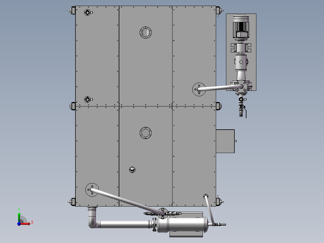 电解液净化站(STP)前视图