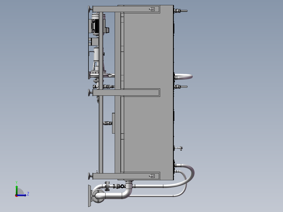 电解液净化站(STP)左视图