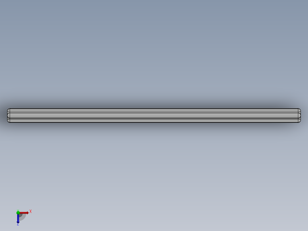 乐高机械组车桥-3708 White Technic Axle 12俯视图