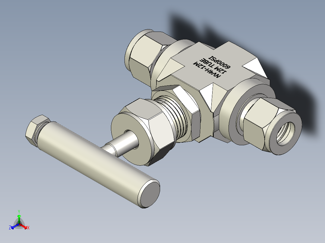 不锈钢整体阀盖针形阀，NV系列