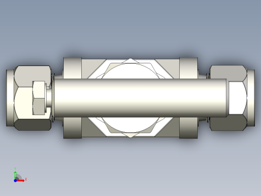 不锈钢整体阀盖针形阀，NV系列前视缩略图