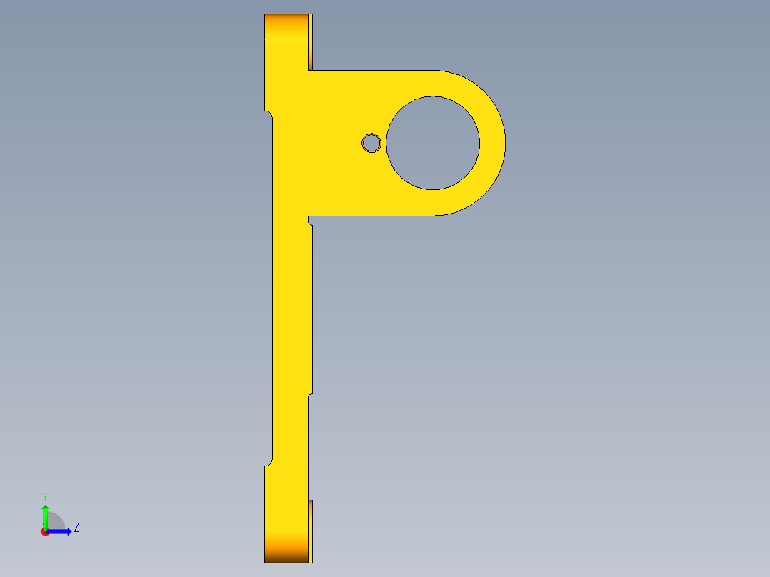 底板座架加工工艺及镗φ36孔夹具 设计【含三维UG】左视图