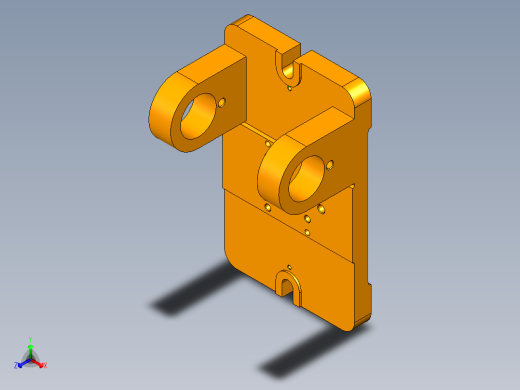 底板座架加工工艺及镗φ36孔夹具 设计【含三维UG】正等轴测缩略图