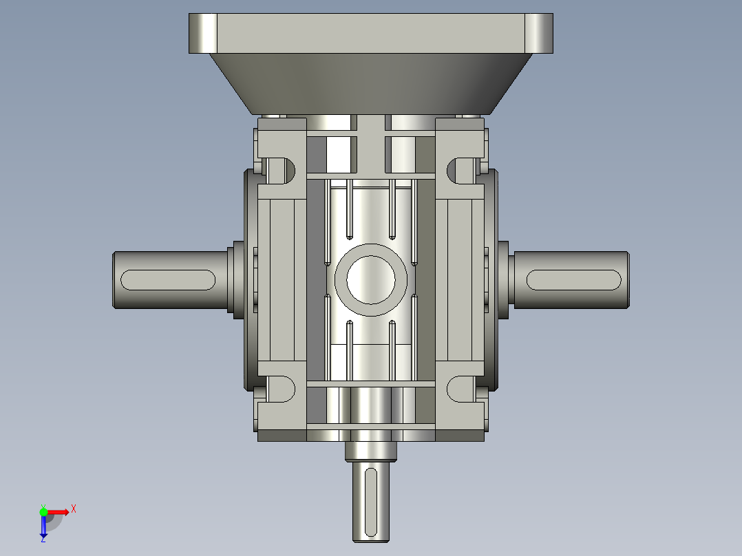 NMRV030-80-DS-ST90-12扁轴俯视图