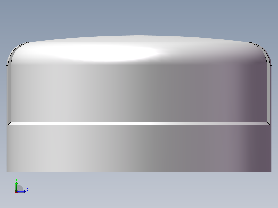 圆管帽 DN50左视图