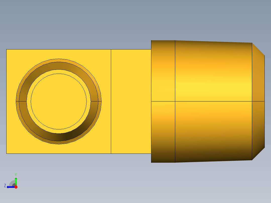工业通用螺蚊管倒齿式工业硬管接头Male Elbow 229-6-2右视图