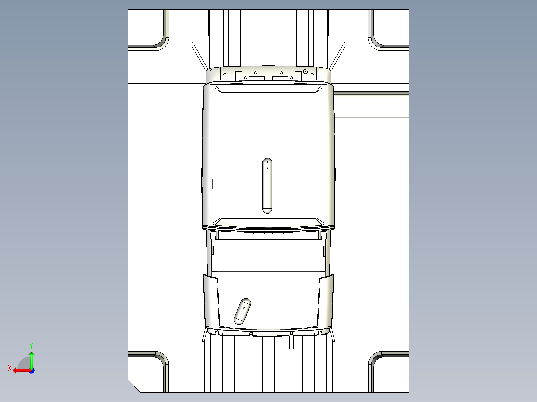 区域式固定轴轮廓铣UG程序编程刀路后视图