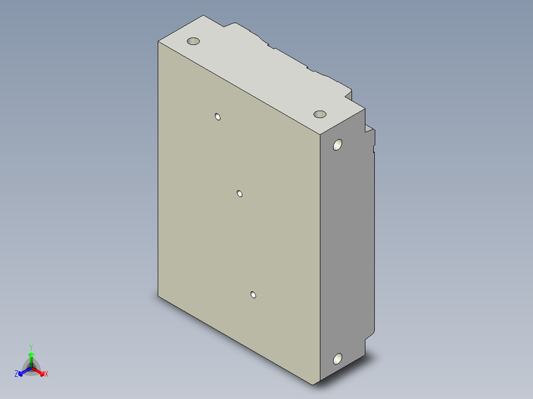 区域式固定轴轮廓铣UG程序编程刀路正等轴测图