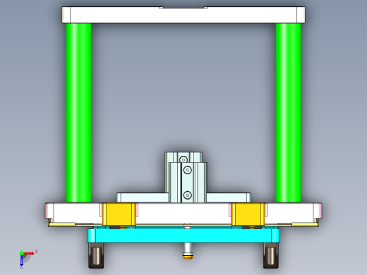 UX303-C-笔记本CNC工装夹具三维模型CNC2俯视缩略图