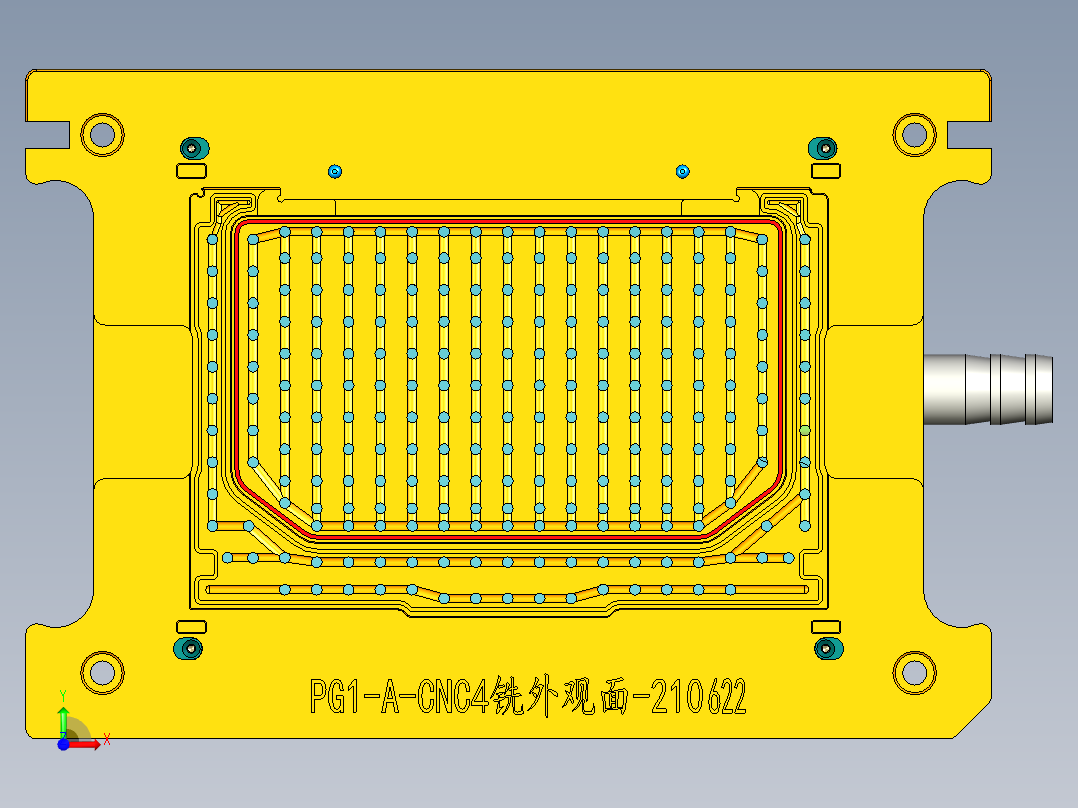 PG1-A-CNC4笔记本CNC工装夹具三维模型外观弧面-210622前视图