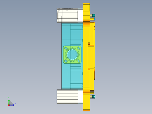 PG1-A-CNC4笔记本CNC工装夹具三维模型外观弧面-210622左视缩略图