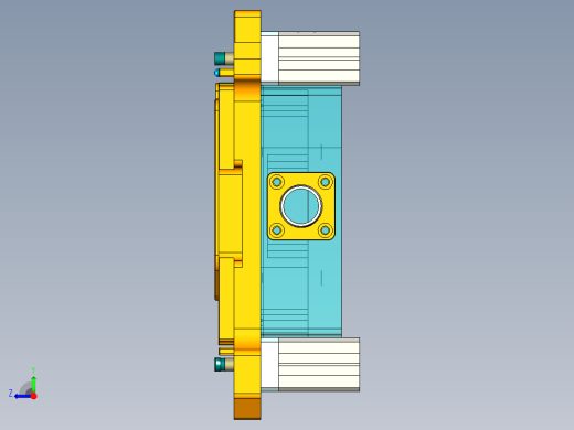 PG1-A-CNC4笔记本CNC工装夹具三维模型外观弧面-210622右视缩略图
