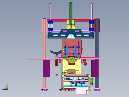 门窗的型材加工均匀裁断装置右视缩略图
