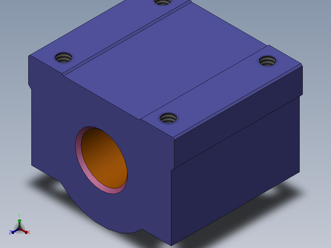 SC 20UU直線軸承主视图