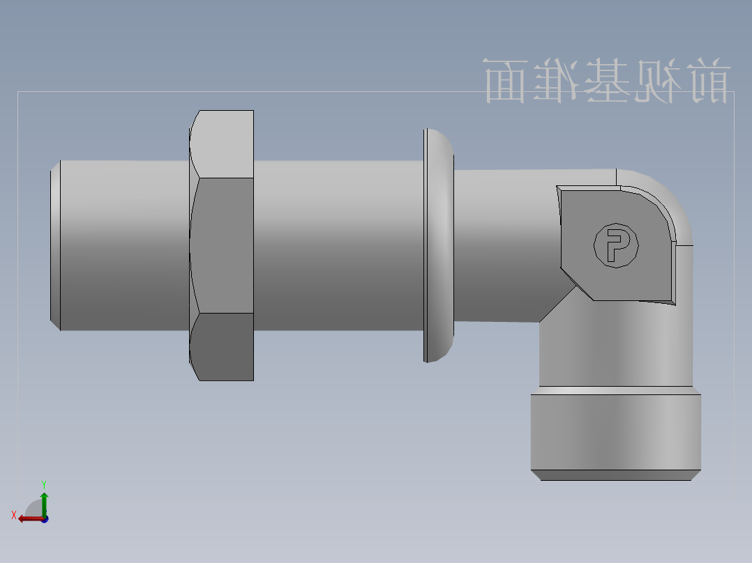 直角过板接头、6C9-16LN后视图
