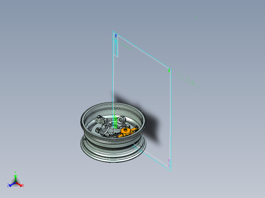 57缸径盘式制动器卡钳总成 1135712