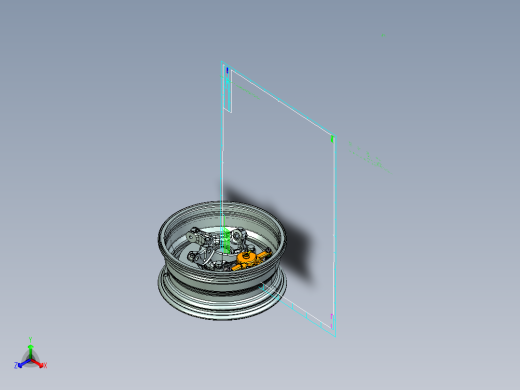 57缸径盘式制动器卡钳总成 1135712